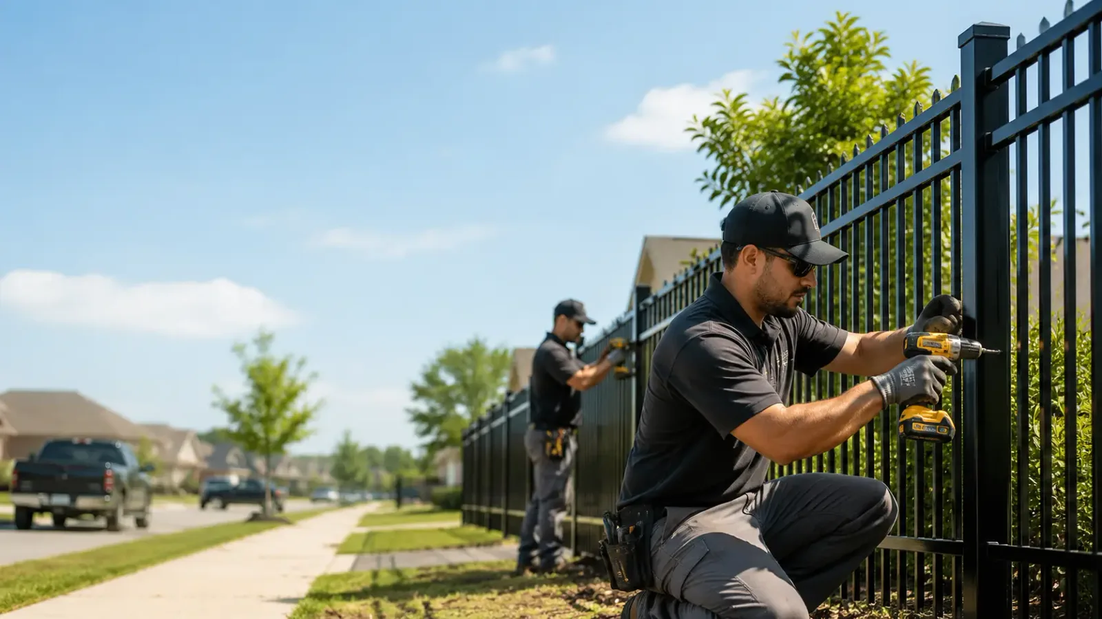 Metal Fence Installation in Dover, AR